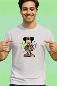 Tricou Mouse cool – Urban Cartoon Style Copii | Dama | Barbat Barbat - Img 2