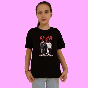 Tricou N.W.A, muzica Hip-Hop / Rap (Will Smith), Dama | Barbat | Copii, Culoare Negru - Img 2