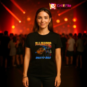 Tricou Nas - Illmatic Orange, muzica Hip-Hop / Southern Rap, Dama | Barbat | Copii, Culoare Negru - Img 12