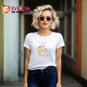 Tricou Ne Sustinem Reciproc Pensionari Te Iubesc, din bumbac 100%, tricou alb, Dama | Barbat - Img 6