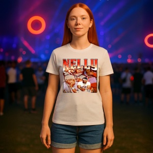 Tricou Nelly - Retro Style, muzica Hip-Hop / Trap, Dama | Barbat | Copii - Img 7