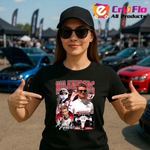 Tricou Nico Hulkenberg Poster Formula 1 Echipa Haas, Copii | Dama | Barbat - Img 6