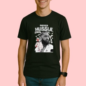 Tricou Nipsey Hussle, muzica Hip-Hop / Trap, Dama | Barbat | Copii, Culoare Negru