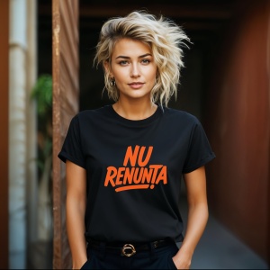 Tricou Nu renunta Negru, Copii | Dama | Barbat - Img 11