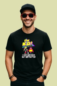 Tricou Ok ko sa fim eroi tineri eroi care invata sa lupte cu raul, Copii | Dama | Barbat , tricou negru - Img 4