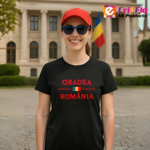 Tricou ORAS ORADEA Negru |Colectia Tricouri Romania - Img 8