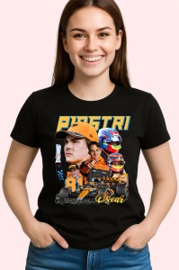 Tricou Oscar Piastri Poster Masina Echipa Mclaren Formula 1, Copii | Dama | Barbat - Img 3