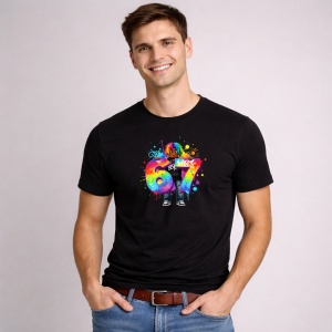 Tricou Paste 67 Roblox Boy Pastel Splash Street Vibe, din bumbac 100%, tricou negru, Copii | Dama | Barbat
