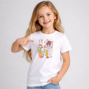 Tricou Paste Elemente Paste Pastel Stil Handmade Decor, din bumbac 100%, tricou alb, Copii | Dama | Barbat - Img 2