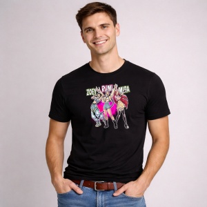 Tricou Paste Zoey Rumi Mira Kpop Easter Girls, din bumbac 100%, tricou negru, Copii | Dama | Barbat - Img 2