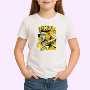 Tricou Paulius Pina Brunei Jucator Fotbal, din bumbac 100% , tricou alb pentru Copii | Dama | Barbat - Img 2