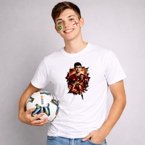 Tricou Pedri World Cup Fifa 2026 V5, din bumbac 100%, tricou alb, Copii | Dama | Barbat - Img 2