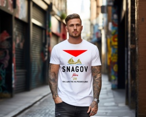 Tricou pentru barbati cu logoul tigarilor Snagov