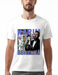 Tricou pentru barbati - Karim Benzema - Campionul Europei - Karim Benzema, Real Madrid, fotbal barbati