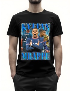 Tricou pentru bărbați - Kylian Mbappé - PSG, Campion Mondial, Fotbalist Francez