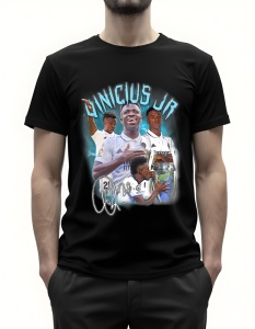 Tricou pentru bărbați - Vinicius Jr - Real Madrid, Tânăr Star, Fotbalist Brazilian
