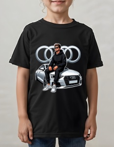 Tricou pentru copii - Audi Prestige - Putere și Rafinat - Img 2