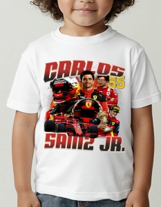 Tricou pentru copii - Formula 1 - Carlos Sainz Jr. - Img 2
