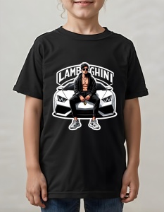 Tricou pentru copii - Lamborghini Thrill - Exclusivitate și Adrenalină