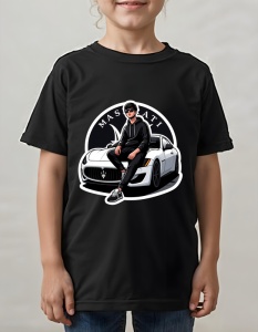 Tricou pentru copii - Maserati Prestige - Eleganță și Performanță