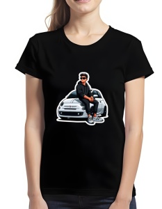 Tricou pentru dama - Fiat Minimalist - Stil Urban și Simplitate