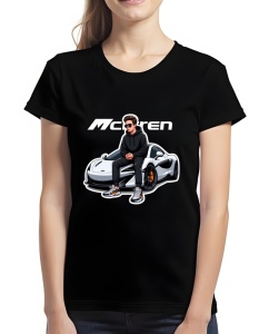 Tricou pentru dama - McLaren Pulse - Viteză și Tehnologie - Img 2
