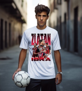 Tricou personalizat barbat cu Zlatan Ibrahimović Fotbalist