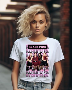 Tricou personalizat cu formatia Black Pink Kpop