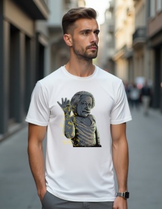 Tricou personalizat pentru barbati din bumbac 100% - Einstein
