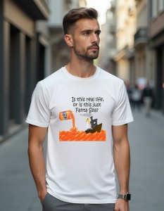 Tricou personalizat pentru barbati din bumbac 100% - Freddie Mercury Fanta Sea