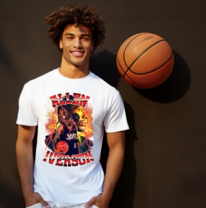 Tricou personalizat pentru barbati NBA Allen Iverson