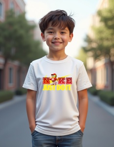 Tricou personalizat pentru copii din bumbac 100% - SpongeBob - Just Do It