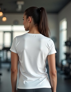 Tricou personalizat pentru dama din bumbac 100% - "Train Like a Princess - Cinderella" - Perfect pentru sesiuni de fitness elegante - Img 3