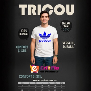 Tricou pescar mesaj glumet cu logo stilizat, Copii | Dama | Barbat - Img 5