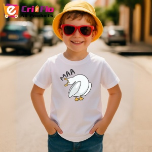 Tricou Pescarus Amuzant Desen Simplu Gri, din bumbac 100% , tricou alb pentru Copii | Dama | Barbat - Img 4