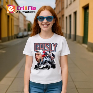Tricou Pierre Gasly Masina Si Portret Costum Alfatouri Formula 1, Copii | Dama | Barbat - Img 7