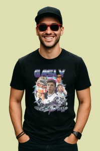 Tricou Pierre Gasly Postere Formula 1 Costum Alb Si Masina, Copii | Dama | Barbat - Img 4