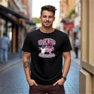 Tricou Pink Life Panther Tricou Negru - Copii | Dama | Barbat