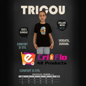 Tricou Play It Loud Caseta Retro Colorata, Copii | Dama | Barbat, culoare negru - Img 8
