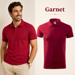 Tricou Polo Bărbat Malfini Single J. 202, 100% Bumbac, 180 g/m², Guler Polo 1:1, Finisaj cu Silicon, 22 Culori, Mărimi S–3XL - Img 18