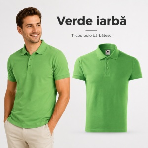 Tricou Polo Bărbați Malfini Cotton 212, 100% Bumbac, 170 g/m², Guler Polo, 16 Culori, Mărimi S-3XL - Img 24