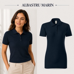 Tricou Polo Damă Joy P22 – 65% Bumbac, 170 g/m², Croială Cambrată, Etichetă Detașabilă - Img 16