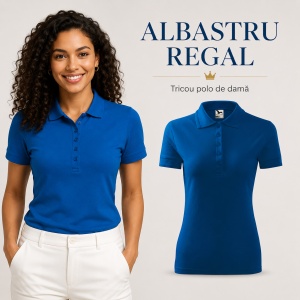 Tricou Polo Damă Malfini 210 Pique, Croială Cambrată, 200 g/m², Mărimi XS–3XL,65% Bumbac, 36 Culori - Img 22