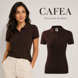 Tricou Polo Damă Malfini 210 Pique, Croială Cambrată, 200 g/m², Mărimi XS–3XL,65% Bumbac, 36 Culori - Img 32