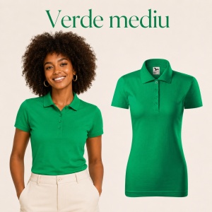 Tricou Polo Damă model simplu tip Tommy - Img 16