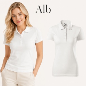 Tricou Polo Damă model simplu tip Tommy - Img 26