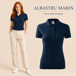 Tricou Polo Damă Pique Polo, Croială Cambrată, 36 Nuanțe, Mărimi XS–3XL - Img 40