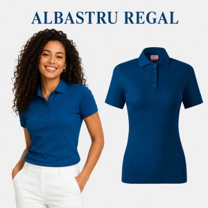 Tricou Polo Damă Rimeck Resist Heavy Polo R21 – 100% Bumbac, 200 g/m², Croială Cambrată - Img 15
