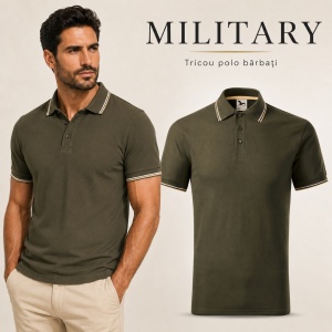 Tricou Polo Pique Bărbați Malfini Focus, 14 Culori Disponibile, 65% Bumbac, 180 g/m², Guler tip tommy cu Dungi Contrastante, Mărimi S 3XL - Img 22