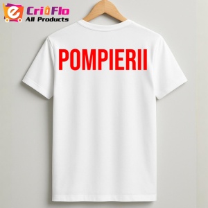 Tricou POMPIER, Personalizat | Unisex Dama si Barbat - Img 2